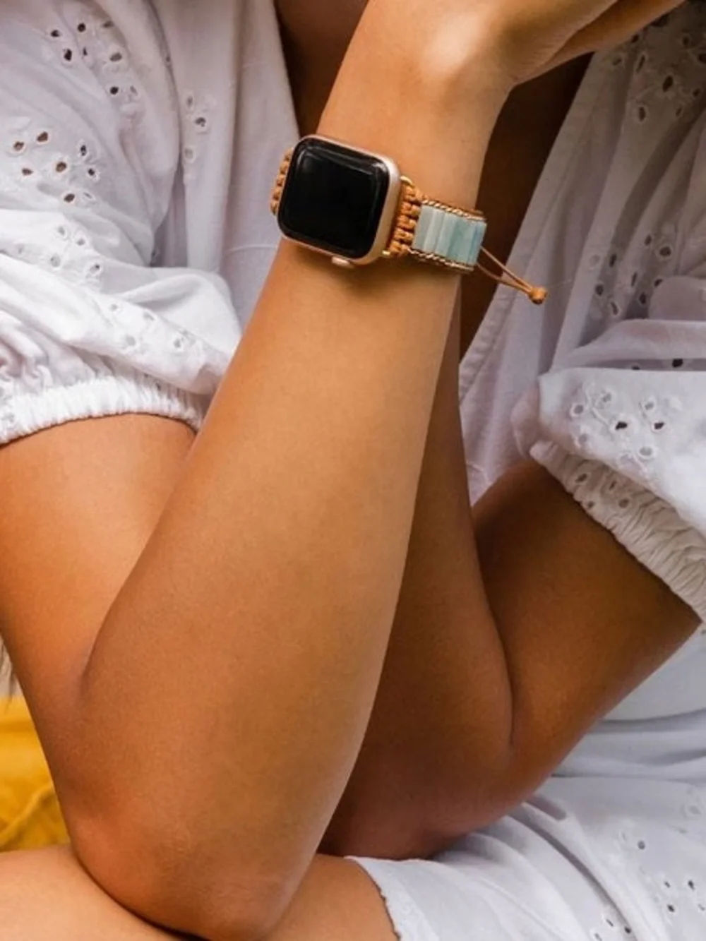 Cape Diablo Amazonite Protection Apple Watch Strap - Picture 6 of 11